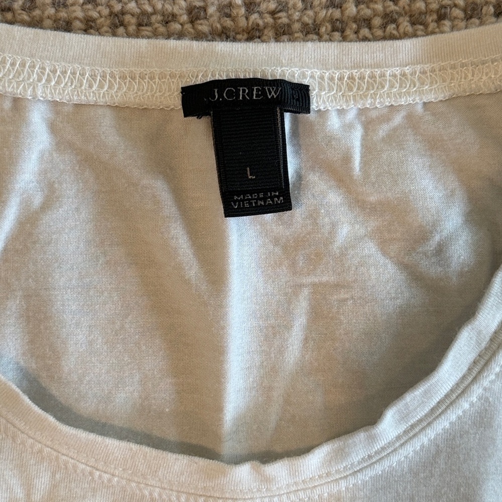 JCrew modal/elastene basic tee - size L - Picture 2 of 4
